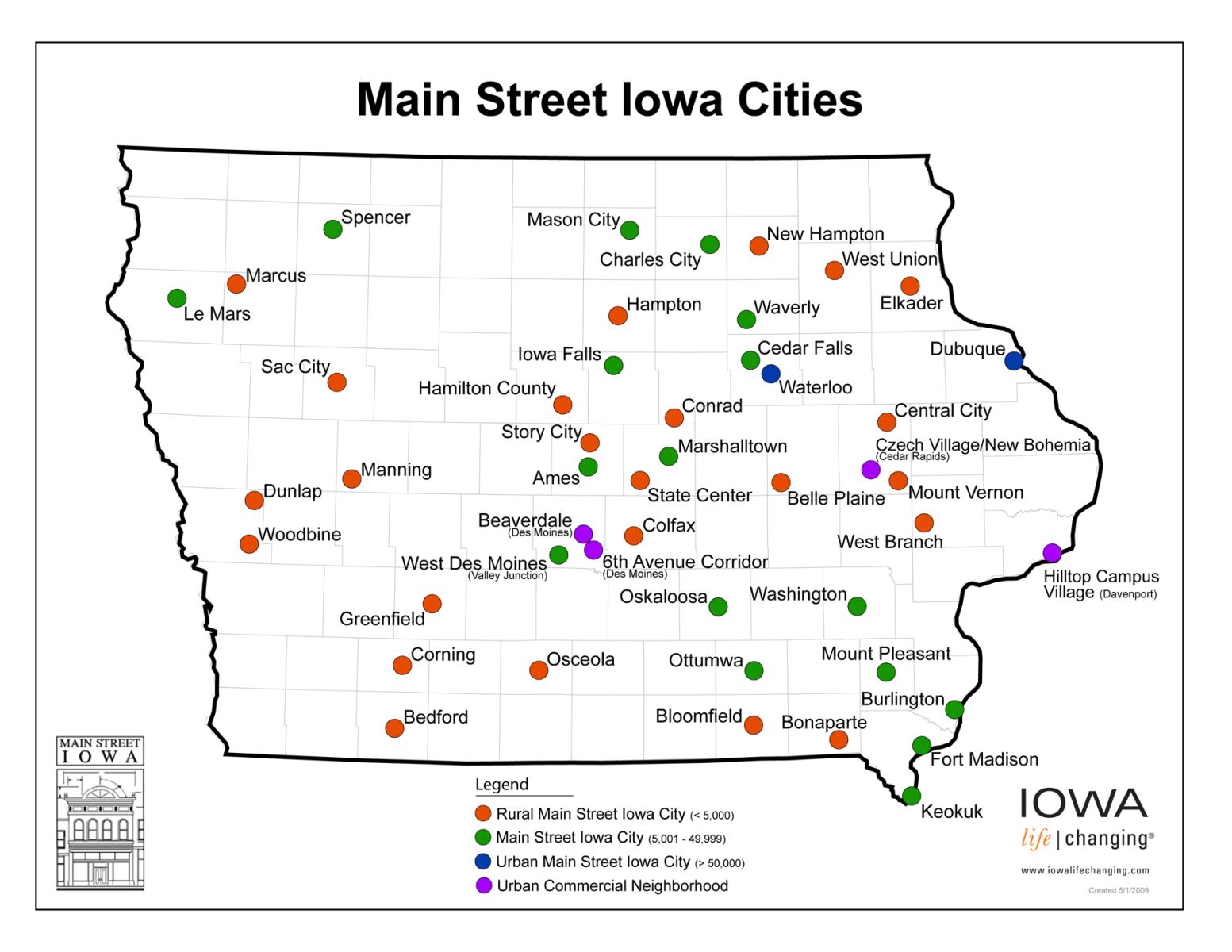 Main Street Iowa - The City of Waverly