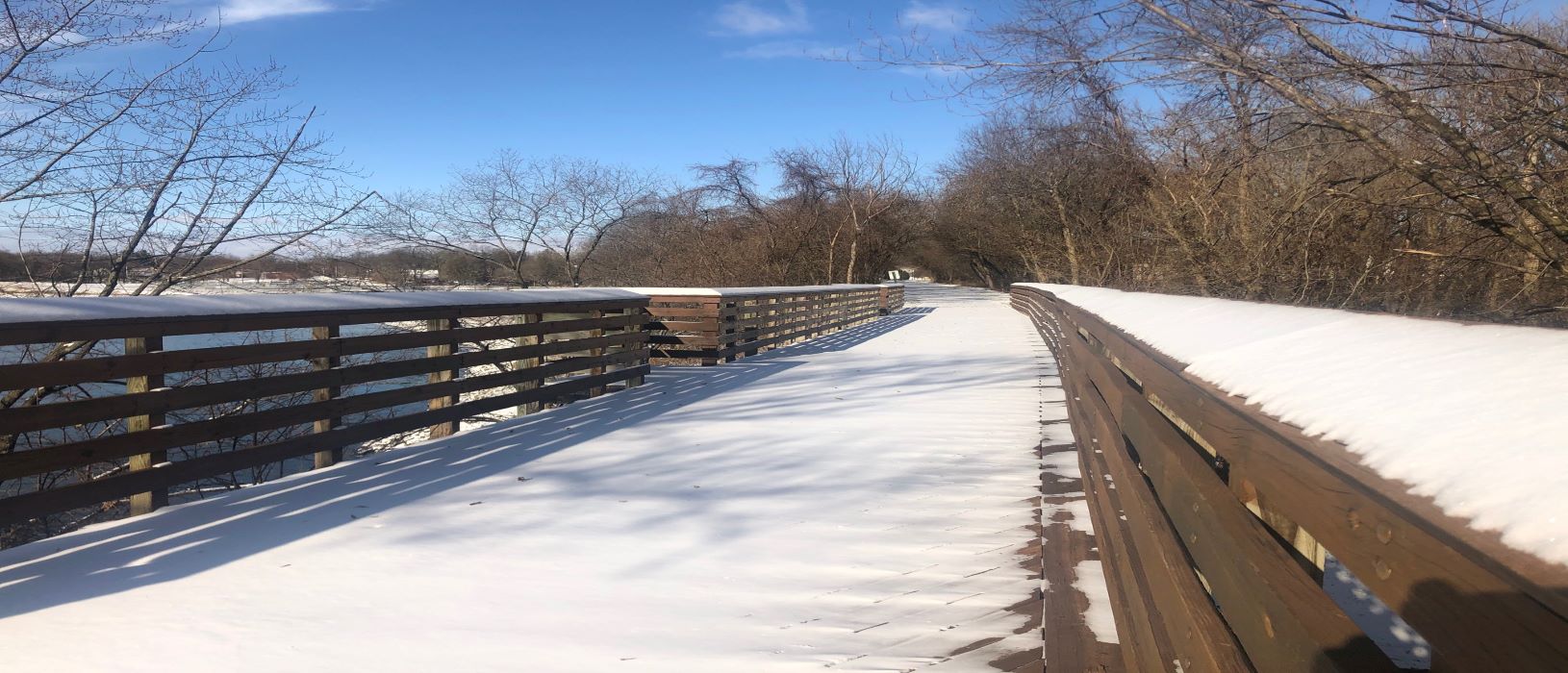 Winter Trail Bridge