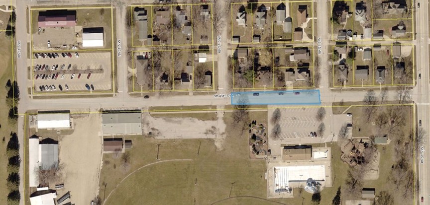 Map showing 5th Avenue SW closure.