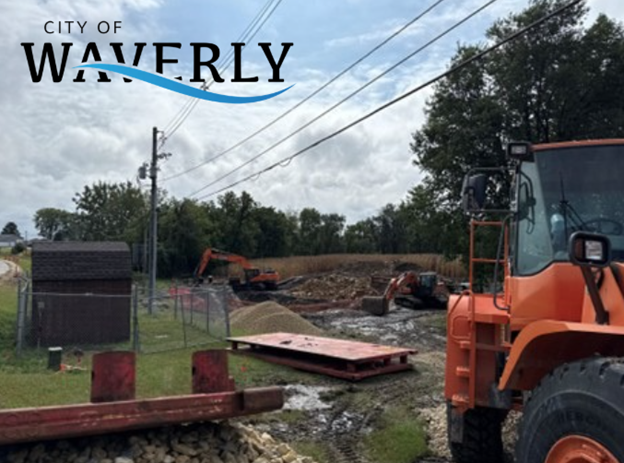 Equipment at the Eastgate Lift Station Replacement project site.